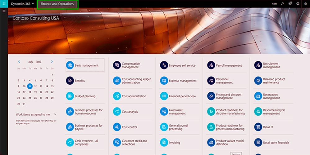 dynamics 365 for Finance and Operations